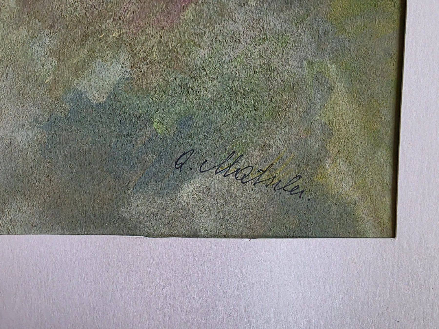 Dipinti: ÖL oder Acryl Bild Gemälde - Q. Matscher - Allee signiert – Usato da Walterswil BE venduto da Lonitti 3