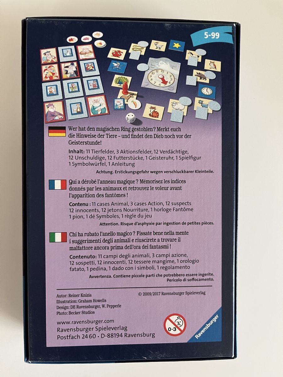 Ravensburger Giochi: Spiel Wer war‘s? Ravensburger  – Nuovo (secondo la descrizione) da Stäfa venduto da Exclusive0 1