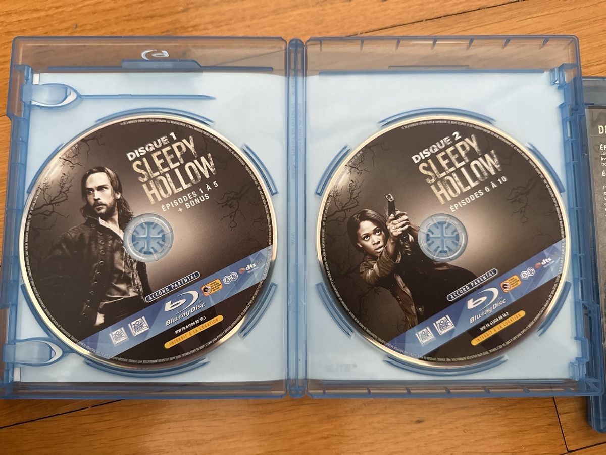 Alle DVDs: Sleepy Hollow Saison 1 Blu-ray – Gebraucht aus Aigle von pat_z2c2 2