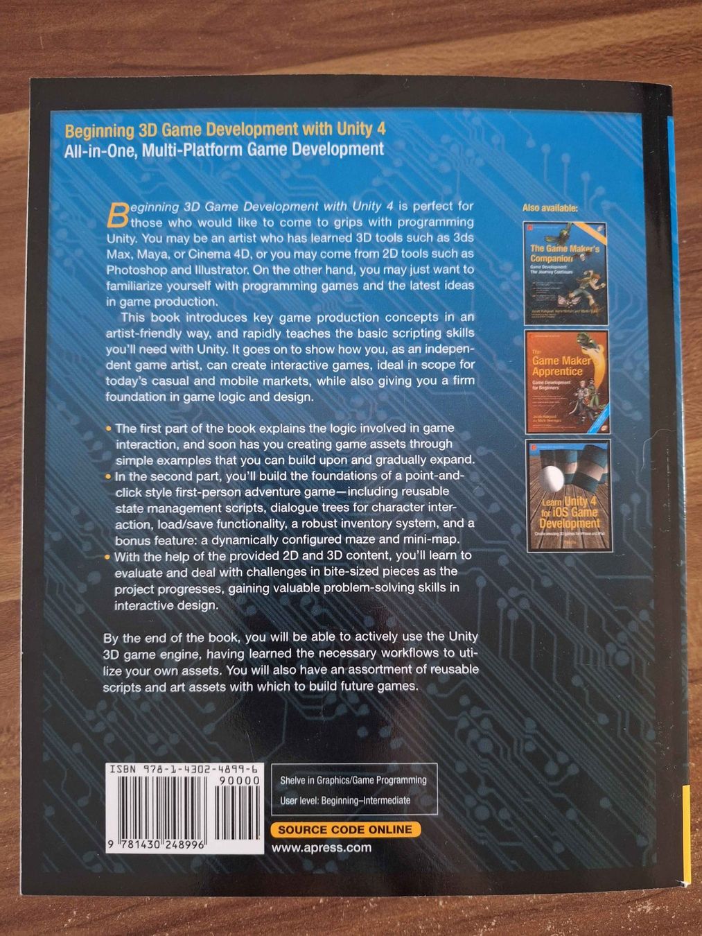 Libri: Beginning 3D Game Development with Unity 4 – Usato da Grenchen venduto da LadyCalis 1