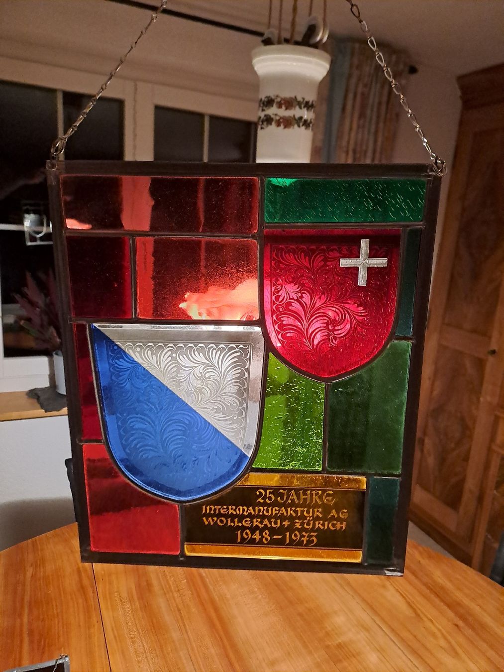 Foto & Immagini: Glasbild mit farbigem Glas – Usato da Steinerberg venduto da mat_h2m5 2
