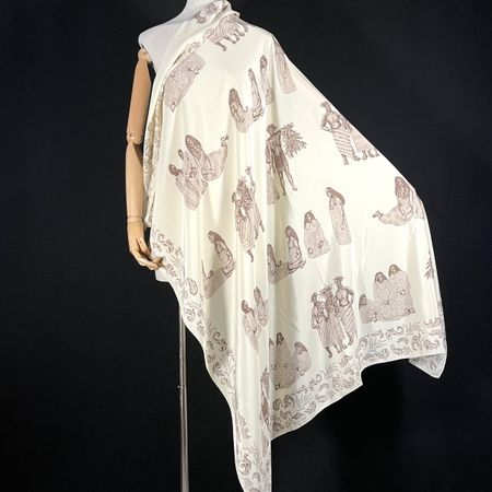 I BLUES Big Silk Scarf