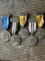 Medaillen Lyss Schweizer Feuerwehr Distanzmarsch  1976-83