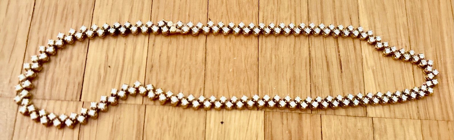 Catenine: DIAMANT-TENNISKETTE – Nuovo (secondo la descrizione) da Zurich venduto da MX1000 2