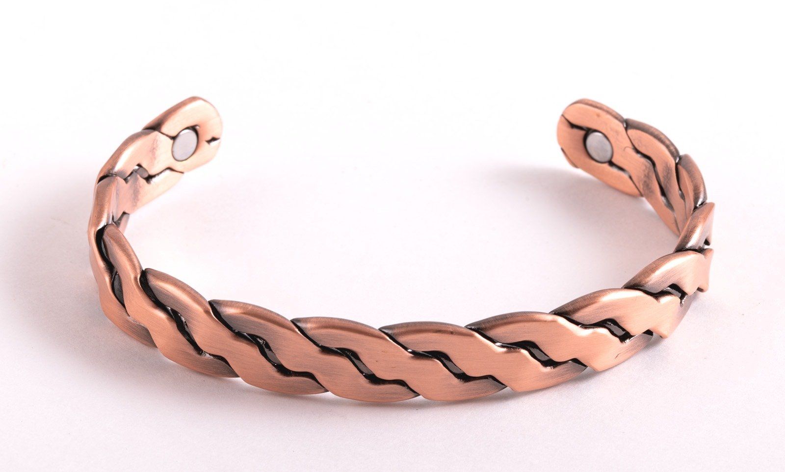 Bracciali & Braccialetti: Kupfer-Magnet-Armreif - Twist – Nuovo e nell'imballaggio originale da Mauren venduto da Yeelen