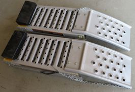 2 Stück Stahl - Rampen faltbar