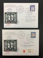 Karte und Couvert Tag der Briefmarke 1966 Basel