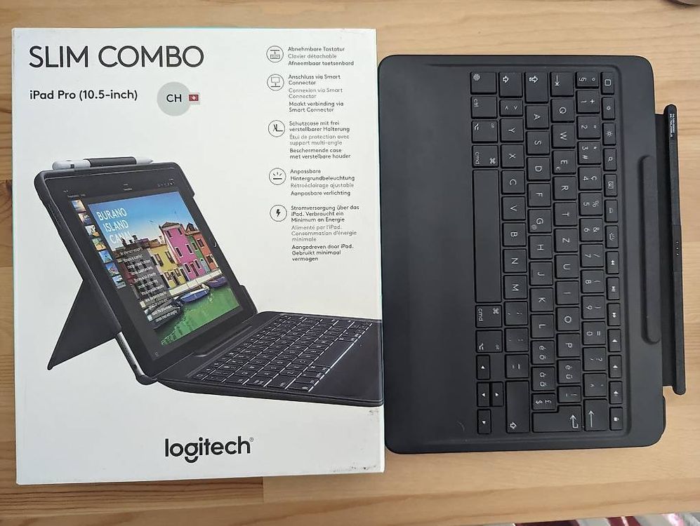 Logitech Slim Combo iPad Pro (Gebraucht) in Rolle für CHF 25 – mit ...