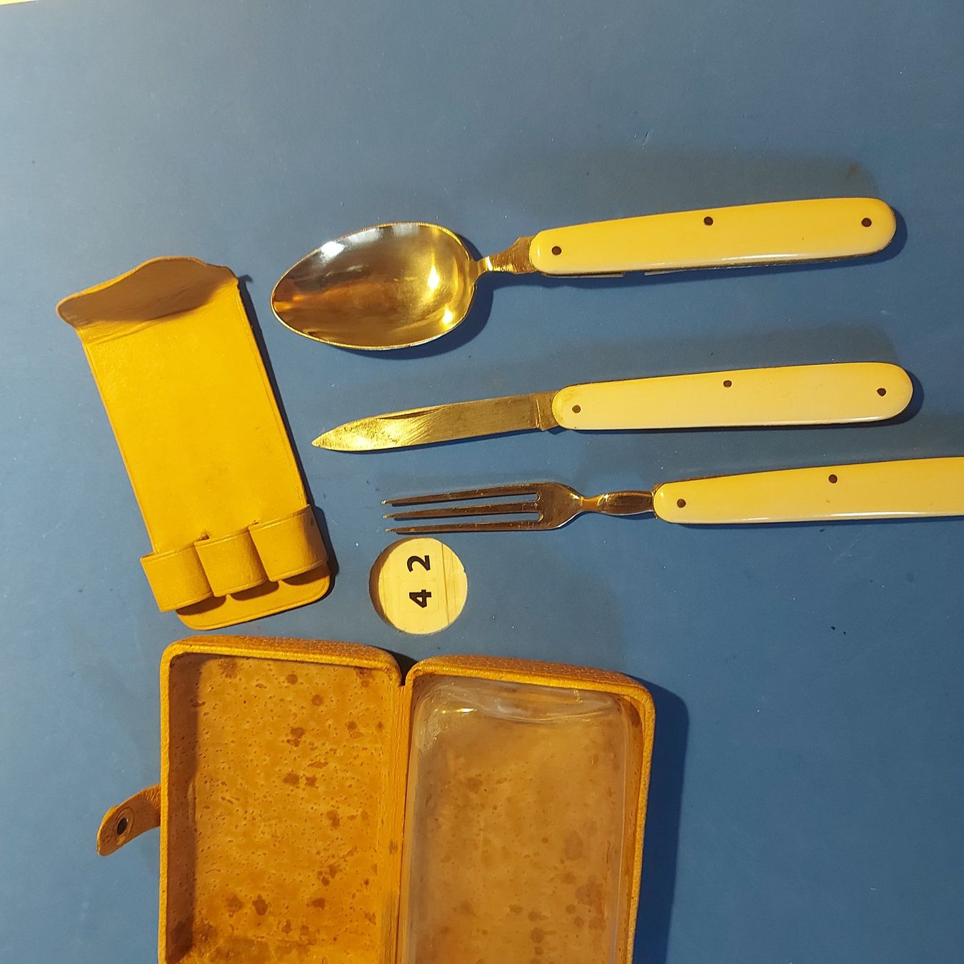 Coltelli tascabile: Sackmesser Reisebesteck Nr.42 – Nuovo (secondo la descrizione) da Opfikon venduto da Seevogt47 1