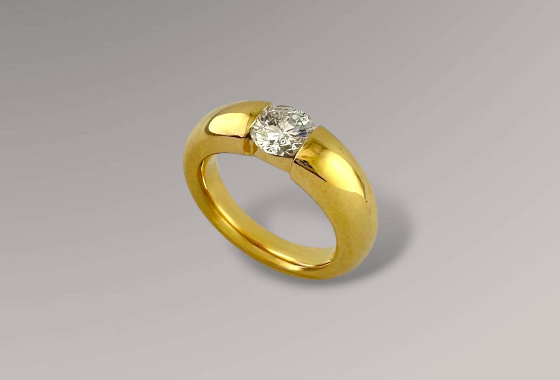 Ringe: Massiver Diamant - Ring,  ca. 0.91 ct – Gebraucht aus Zuzwil SG von artimmo 2