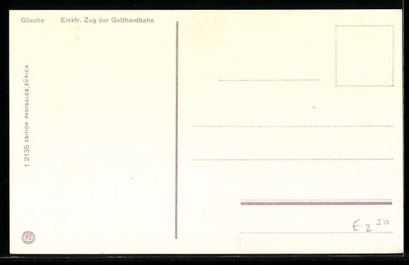 Cartes postales: Göschenen, Elektrischer Zug der Gotthar – D'occasion à Berlin par bartko-reher 1