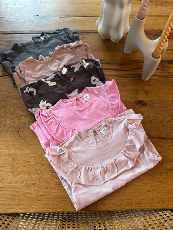 H&M BABY 🌸 lot de 5 hauts à manches longues 86