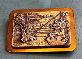Fasnachtsplakette Gold 1984  Dünkelweiher-Zunft Luzern
