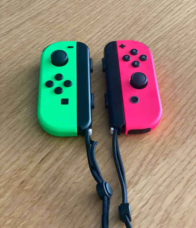 Joycon green / pink + 2 dragonnes Nintendo Switch Kaufen auf Ricardo