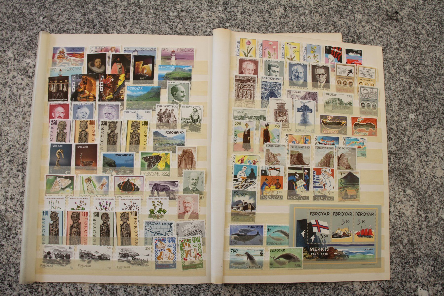 Tous les timbres: Briefmarken Färöer Postfrisch – D'occasion à Interlaken par Strokkur 2