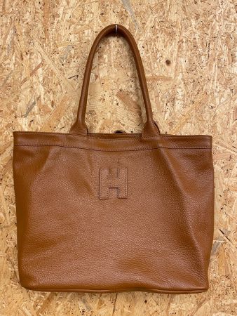 Sac à main en cuir marron