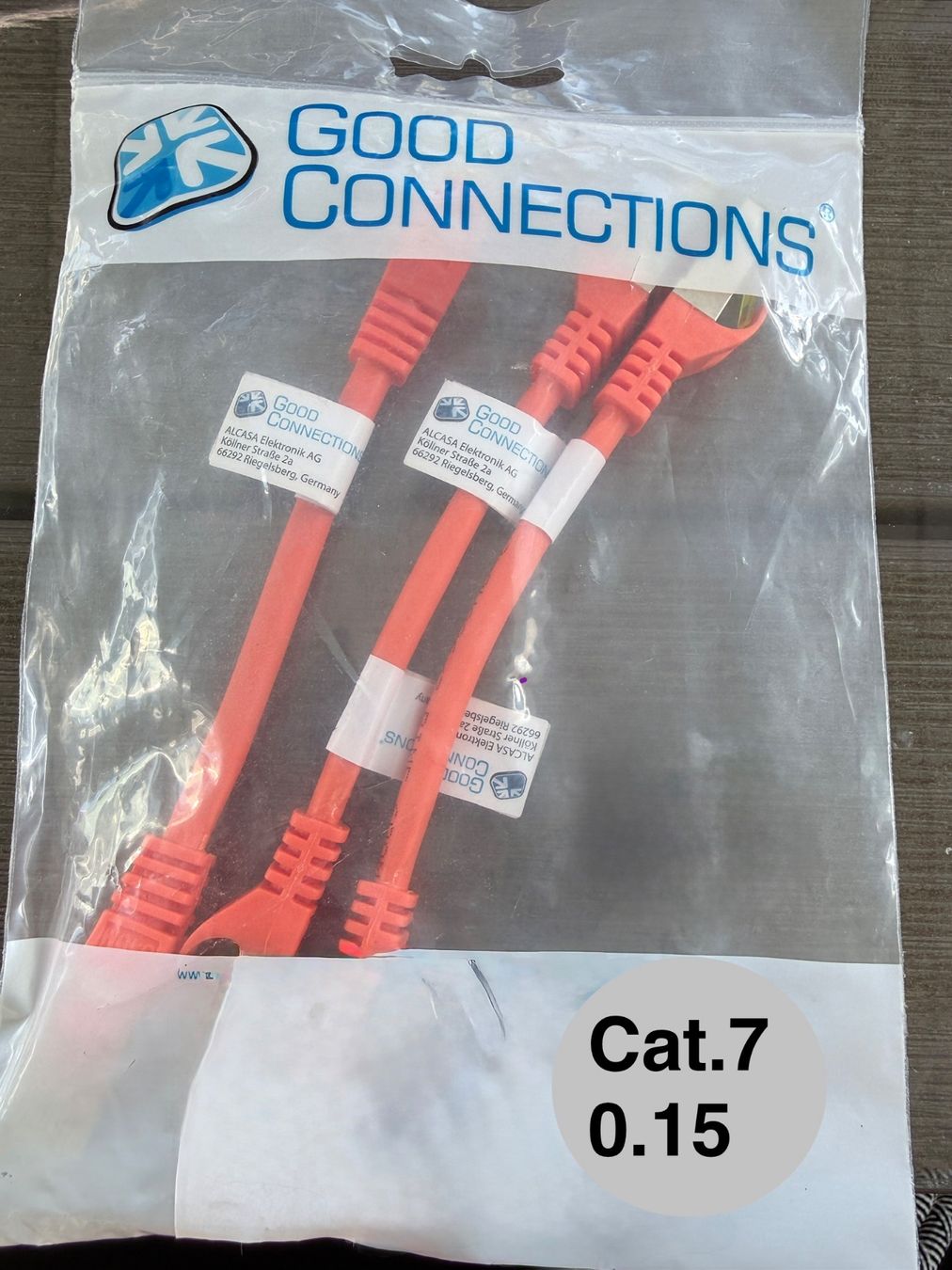 Cavi: Good Connections Netzwerkkabel 0.15 / 3 Stk. – Nuovo (secondo la descrizione) da Winterthur venduto da Puma2662