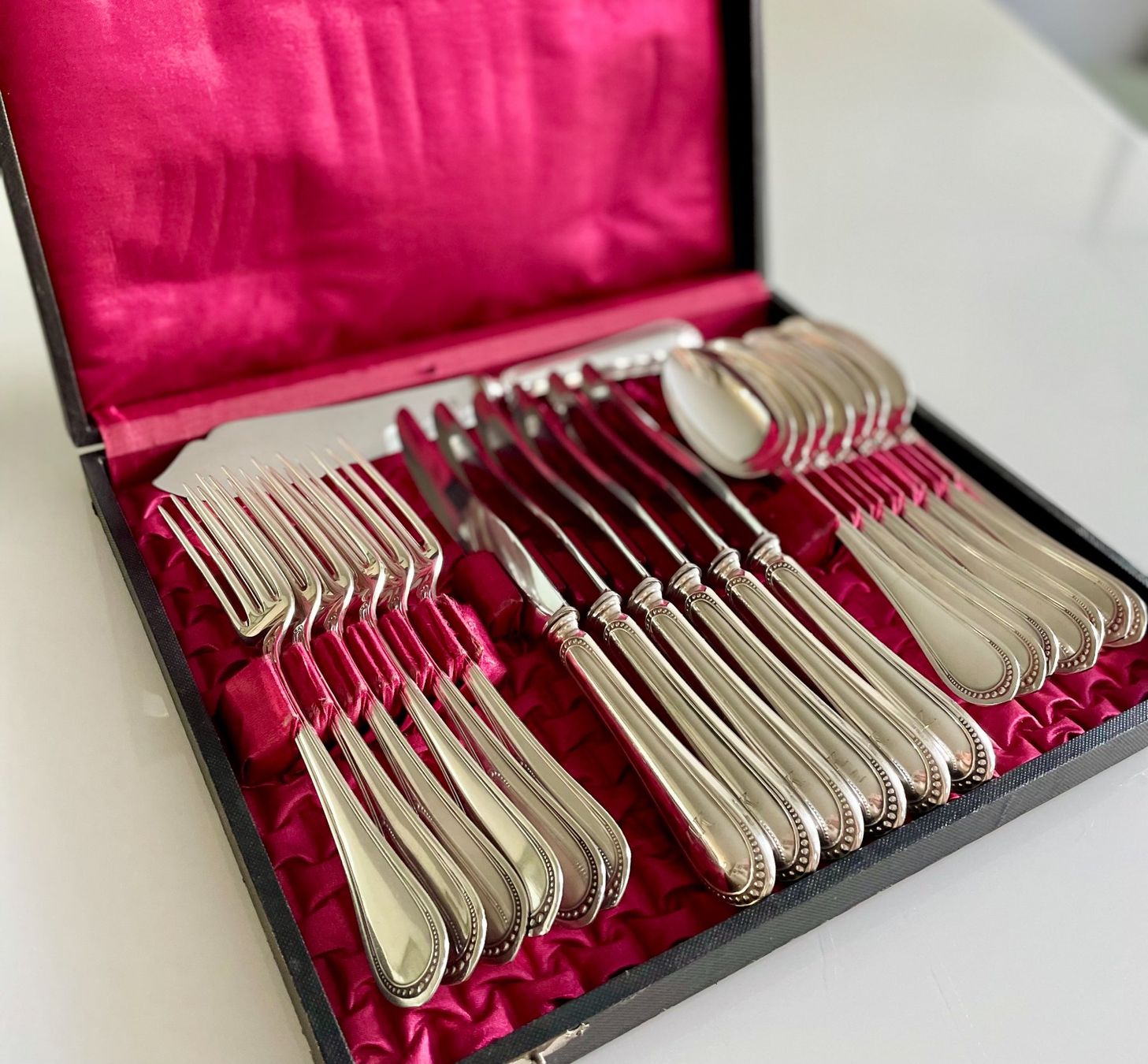 Jezler Set di posate: Jezler 800er Silber Besteck – Usato da Stein AG venduto da Isra6