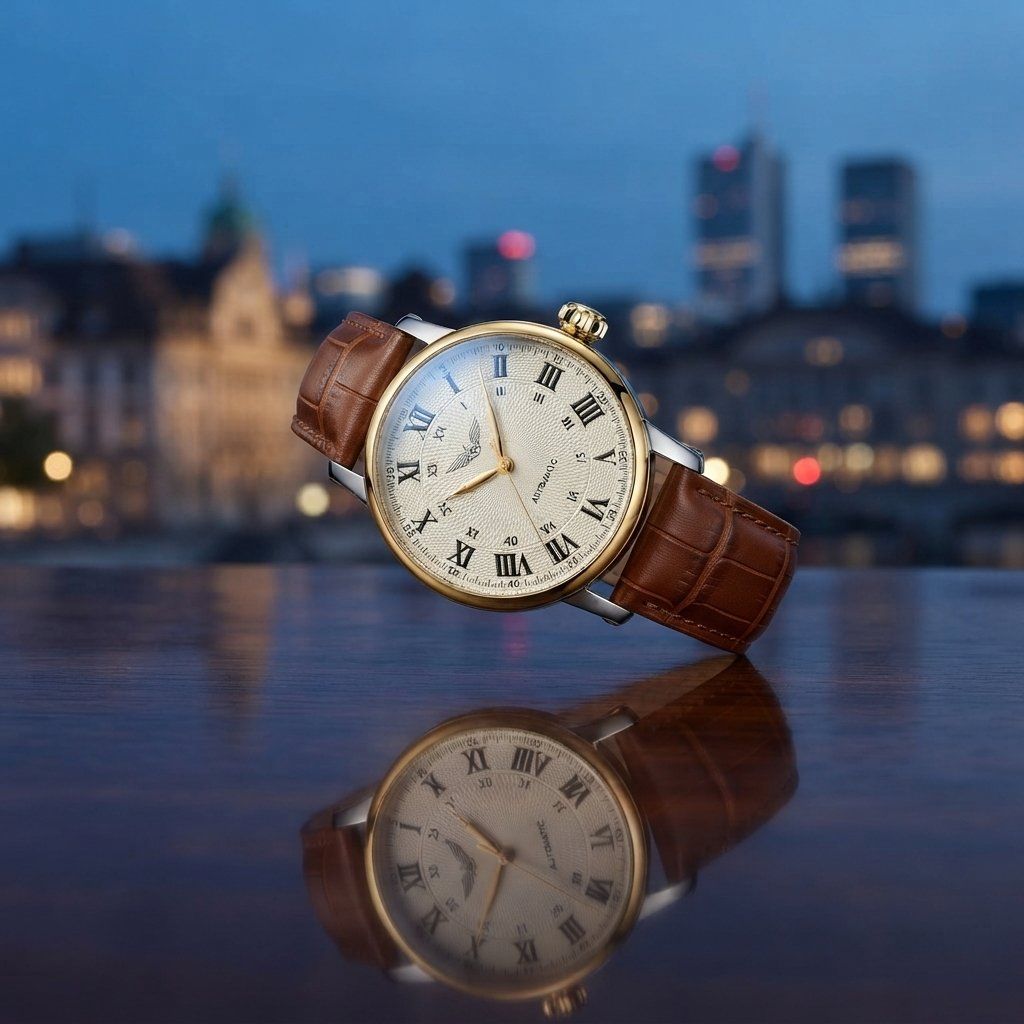 Orologi: Luxus Automatikuhr mit Box – Nuovo (secondo la descrizione) da Zürich venduto da Sarameier