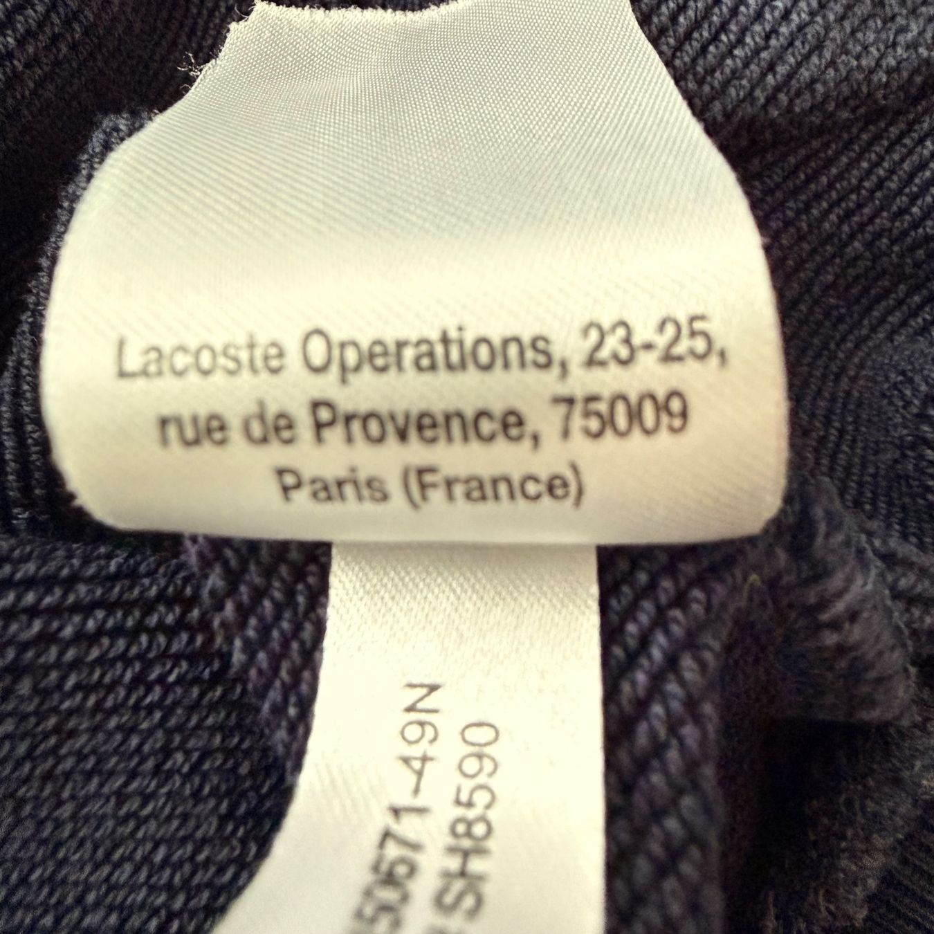 Maglioni & Felpe: Lacoste Kapuzenpullover "Hoodie", dunkelblau gebraucht – Usato da Zürich venduto da secondlife.breeding 8
