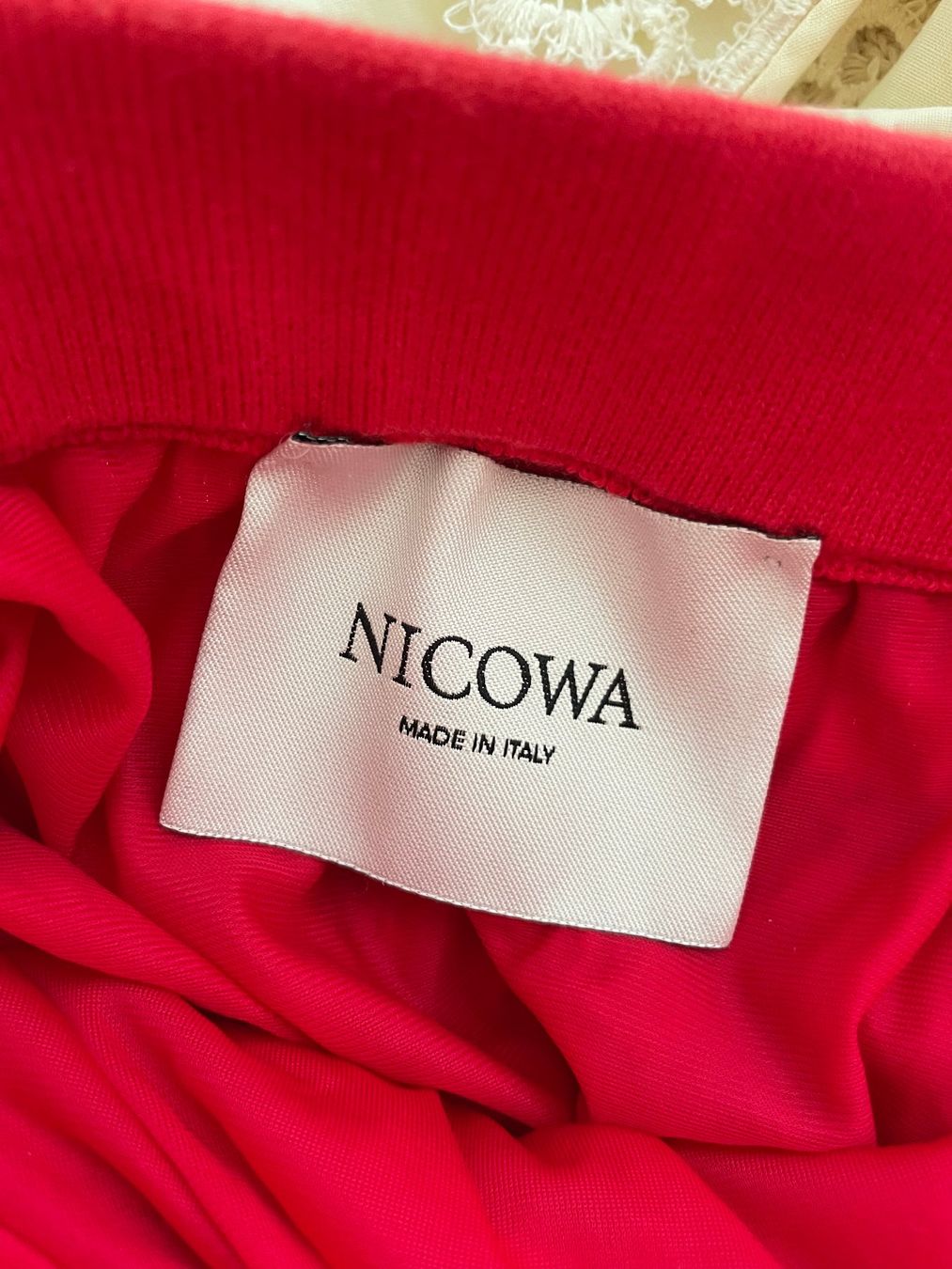 Nicowa Gonne: Langer Strickrock rot – Usato da Zürich venduto da Honeyboo 1