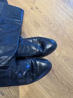 Stiefel Damen schwarz, Leder Grösse 39