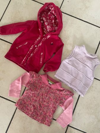 3 süsse mexx Jäckli/Gilet/Polo Gr.74👧🏻