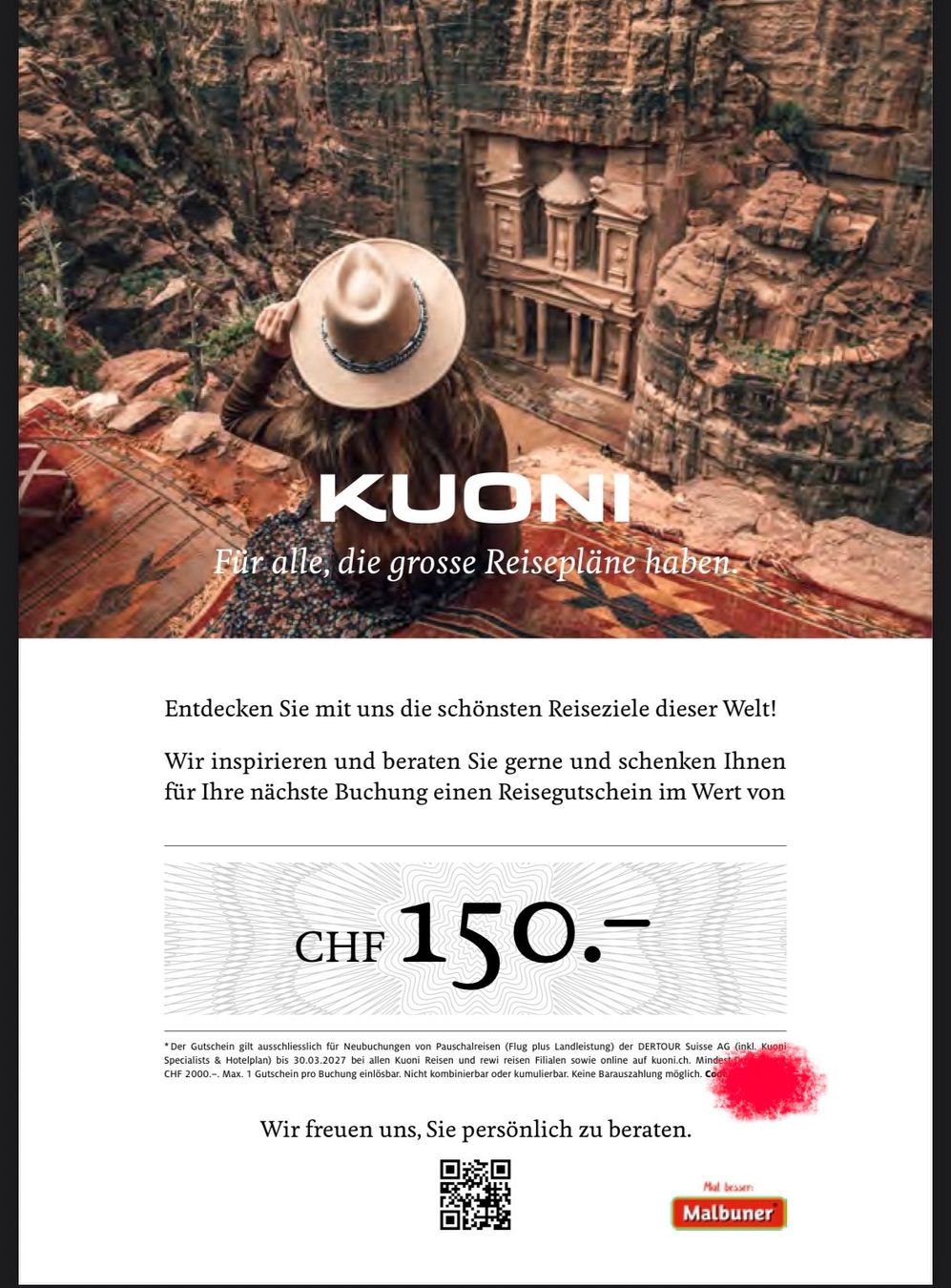 Buoni: 2 Reisegutscheine einer 150 Franken – Nuovo (secondo la descrizione) da Birr venduto da hug_vxt6 1