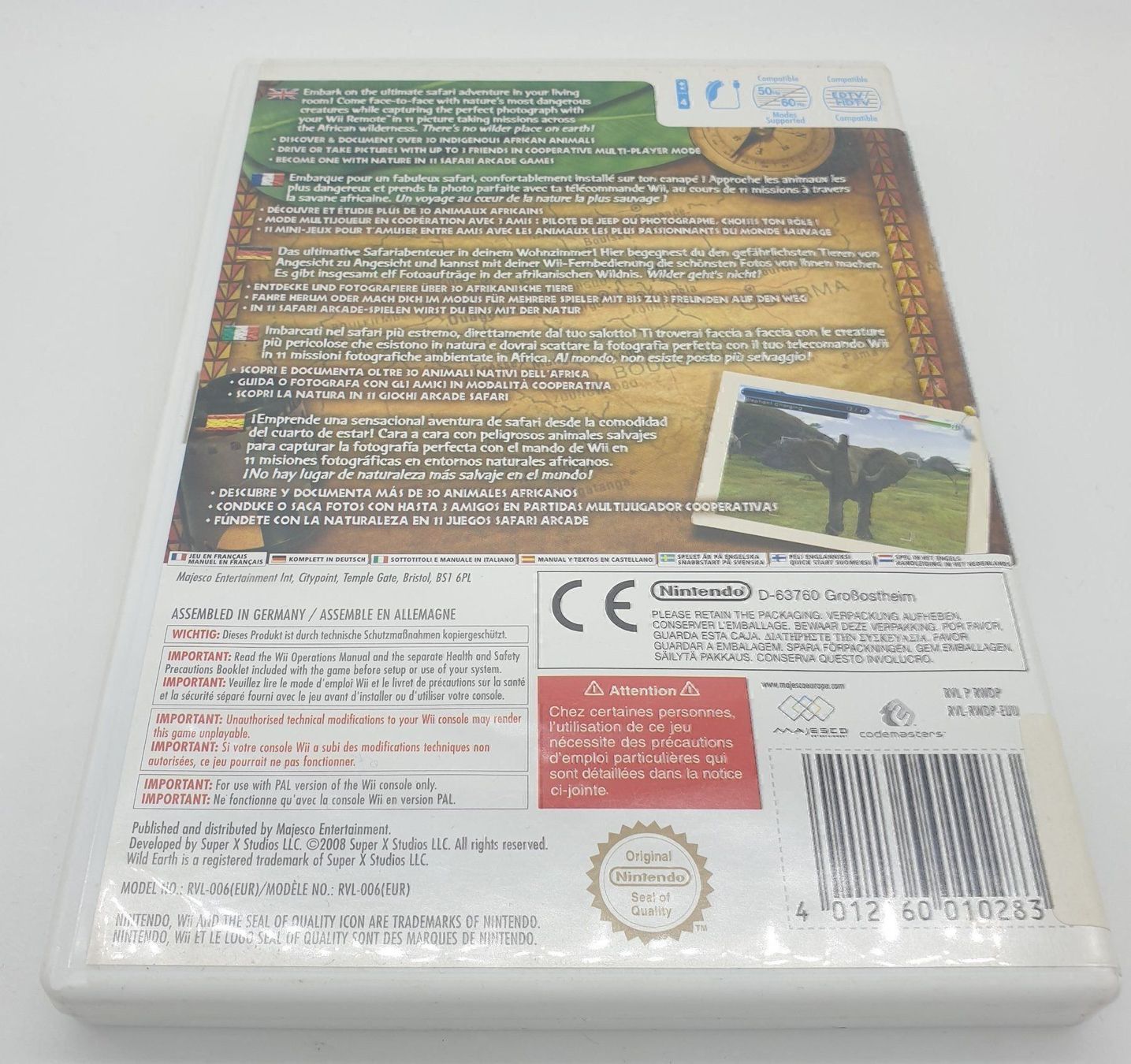 Nintendo Spiele: Wild Earth African Safari wii – Gebraucht aus Genève von Cardtreasure 2