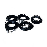 5x10m Audiokabel Klinke M 6.35mm Mono - XLR W Buchse (X1043)