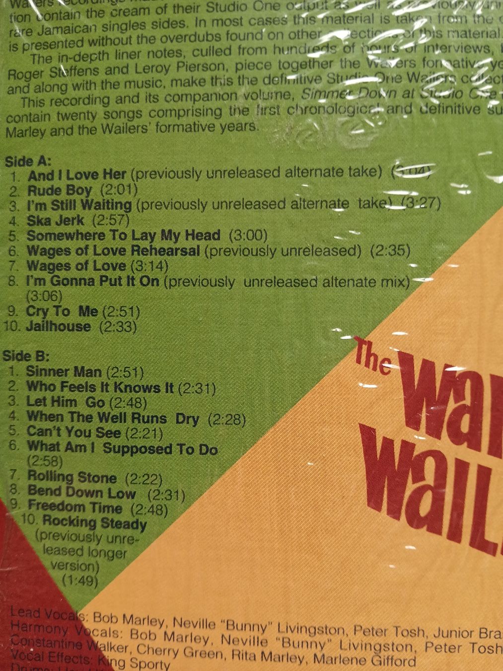 Dischi in vinile: Bob Marley and the Wailers at STUDIO ONE . – Nuovo (secondo la descrizione) da Lausanne venduto da Soulbrother 2