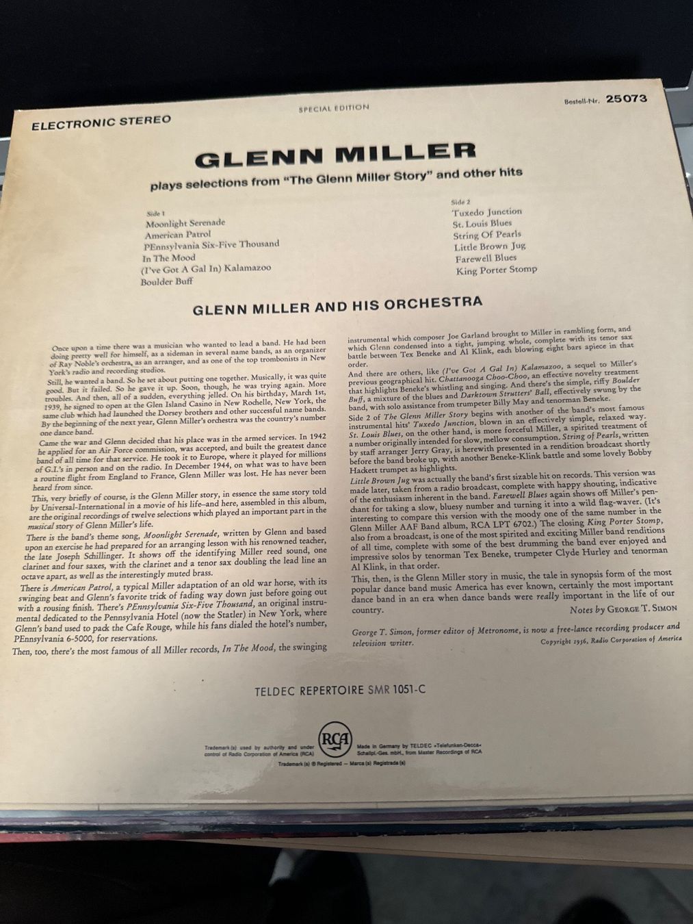 Dischi in vinile: Langspielplatte von Glenn Miller – Usato da Arisdorf venduto da comestibles 1