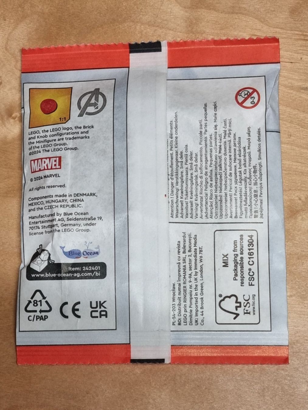 Lego Baukästen: LEGO Marvel 242401 War Machine paper bag – Neu und originalverpackt aus Basadingen von NekoBricks 1