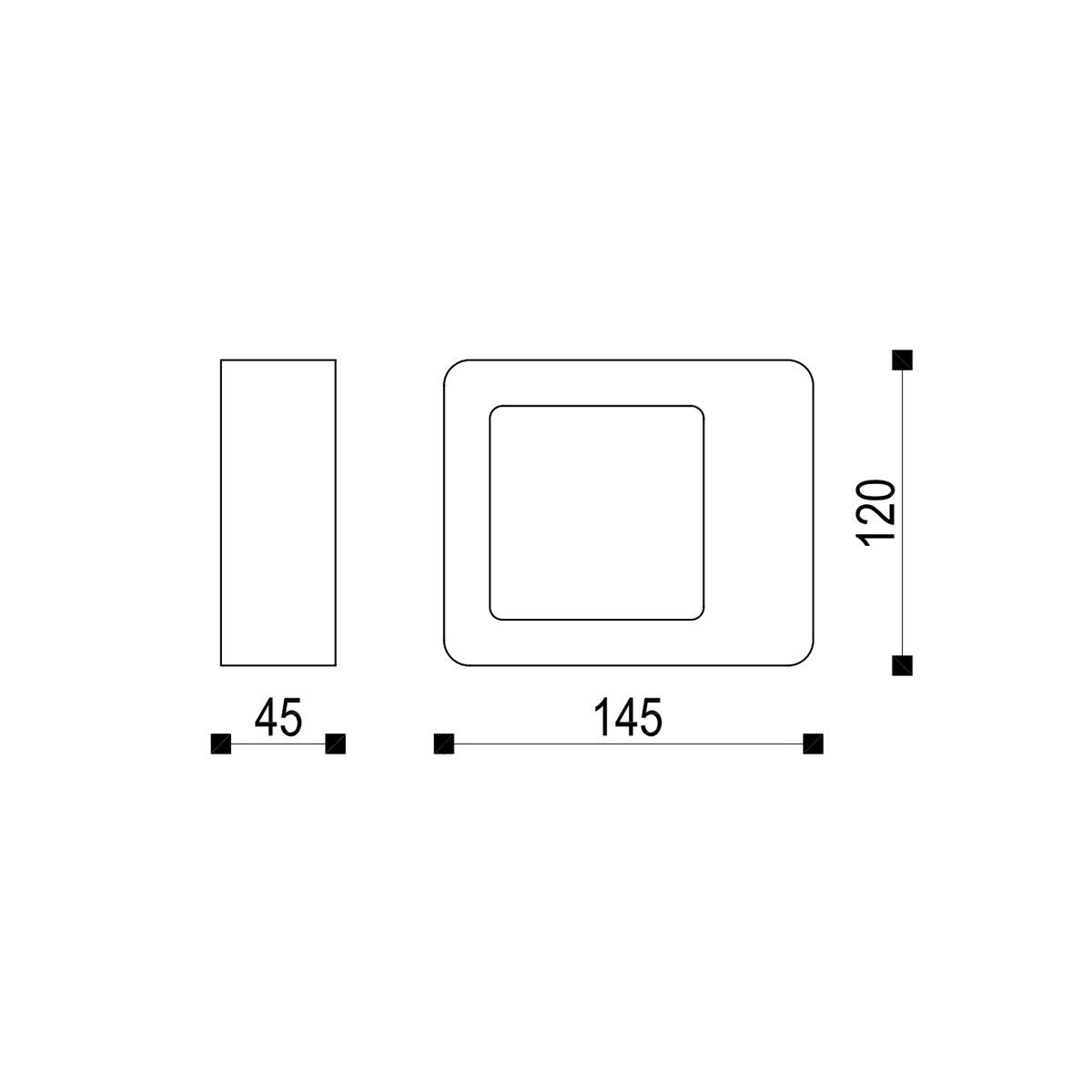 Lampade: LED Aussen Wandleuchte, 12 cm x 12 cm – Nuovo (secondo la descrizione) da Kreuzlingen venduto da Smart-Light 6
