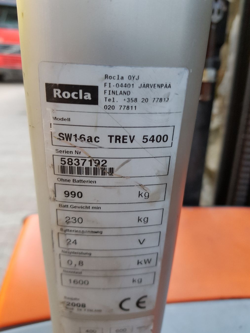 Carrelli elevatori e a forche: Rocla Stapler 1600 kg Ameise Deichselstapler Deichselgerät – Difettoso da Brunnadern venduto da p..... 2