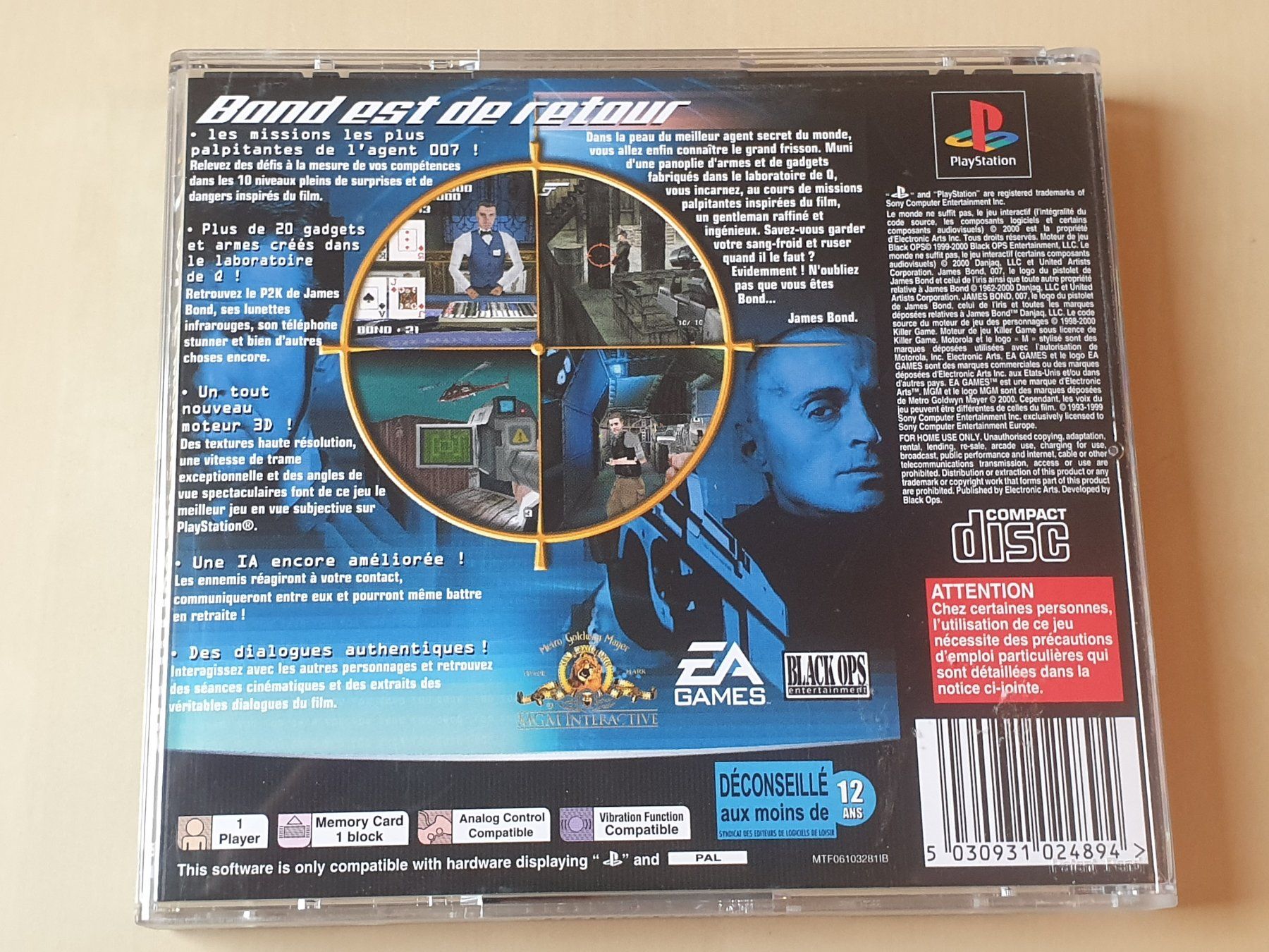 Sony Giochi: 007 Le Monde ne Suffit Pas – Usato da Stansstad venduto da collectorsshop 1