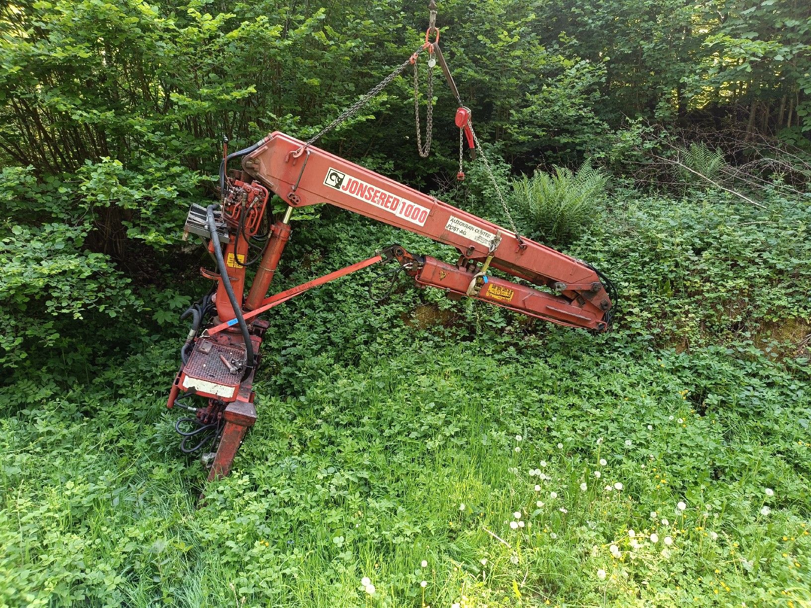 Jonsered Kräne: Holzkran Jonsered 1000 – Gebraucht aus Sachseln von fredyodermatt