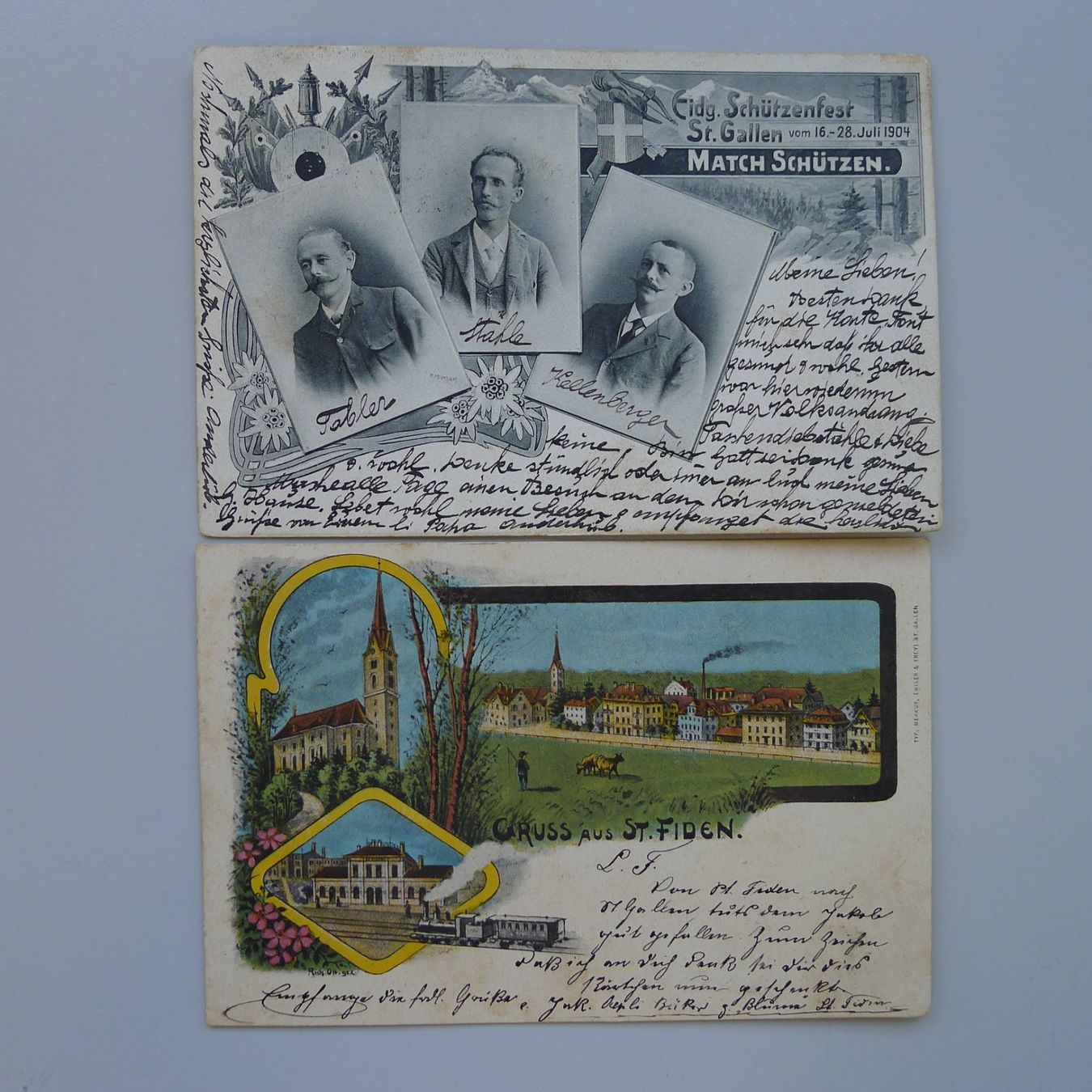 Cartoline postali: Sammlung ANSICHTSKARTEN etwas LITHO, total 53 Stück. – Usato da Sursee venduto da Luzernerraute 3
