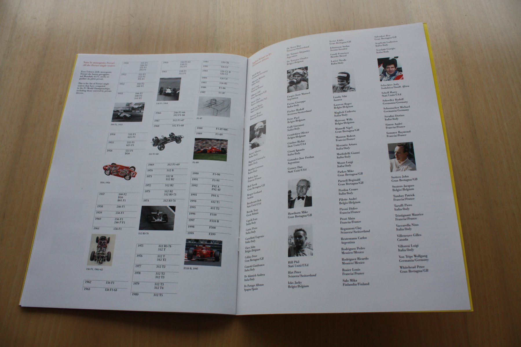 Ferrari Documenti: Ferrari - la Ferrari - Broschüre 1999 – Usato da Wikon venduto da erwin400 9