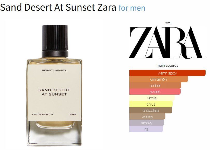 Zara Profumi & Eau de Toilette: Zara Desert at Sunset - 2ml - Tester/Sample – Nuovo (secondo la descrizione) da Bellinzona venduto da francescouv 2