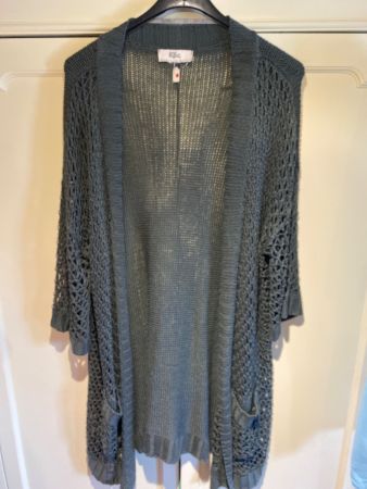 STRICKJACKE-DAMEN-ANTHRAZIT