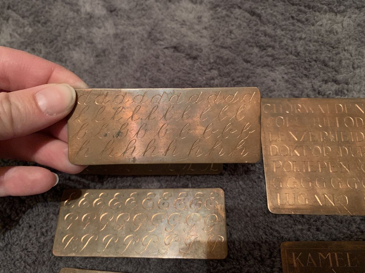 Stempel: Druckstempel Druckplatten Kupfer – Gebraucht aus Walenstadt von Smokyboy 1