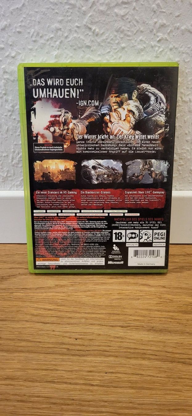 Microsoft Giochi: Xbox 360 - Gears of War 2 – Usato da Münsingen venduto da Heroism2010 1