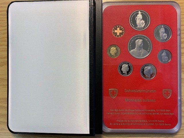 Alle Münzen: CH Münzsatz 1985 - polierte Platte / PP – Neu und originalverpackt aus Gundetswil von Egro01
