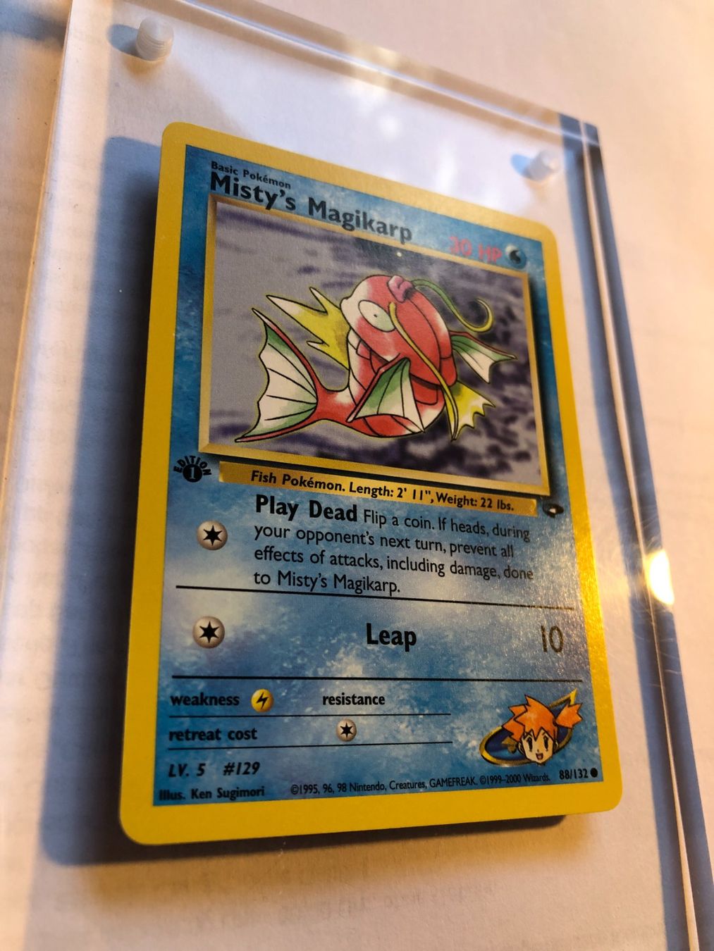 Sammelbilder & Trading cards: Misty's Magikarp 1st Gym Challenge - MINT - ab 1.- – Gebraucht aus Giubiasco von dan_pr8b 1