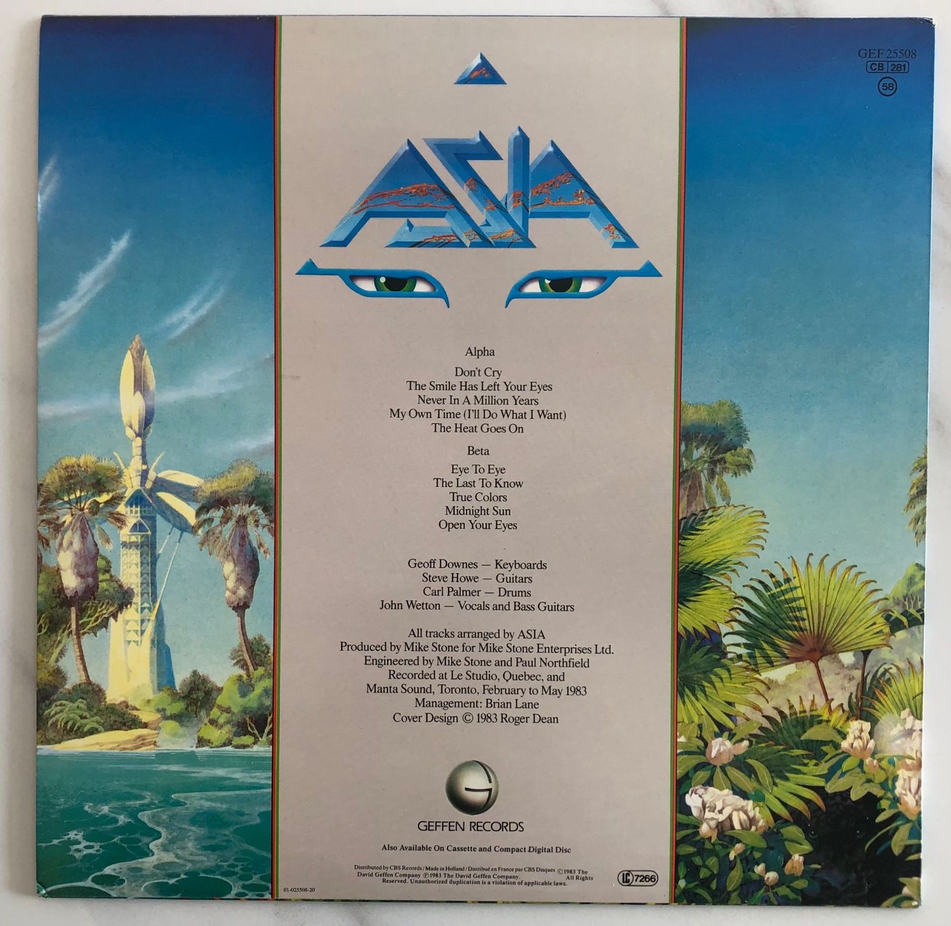 Schallplatten: ASIA - ALPHA – Gebraucht aus Poliez-Pittet von Newtown-Records 1