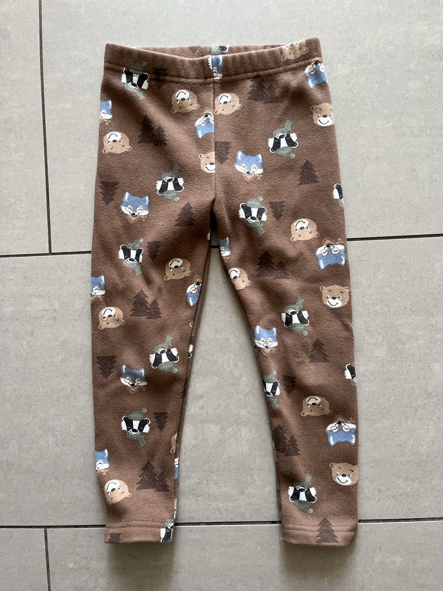Calze & Collant: Braune Thermo Leggins, Gr. 98 – Usato da Zürich venduto da jmg_8005