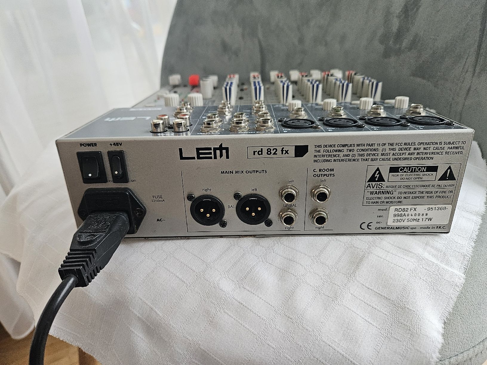 Lem Console di mixaggio: MIXER LEM RD 82 FX – Usato da Zürich venduto da Freblu48 3