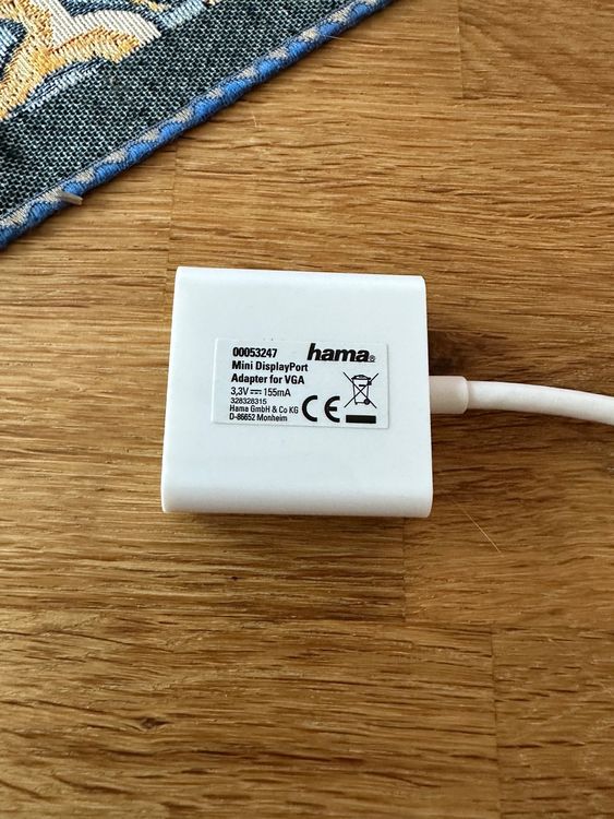 Lecteurs & Adaptateurs: Hama Mini DisplayPort Adapter für VGA Made in Germany – D'occasion à Weggis par Gore01