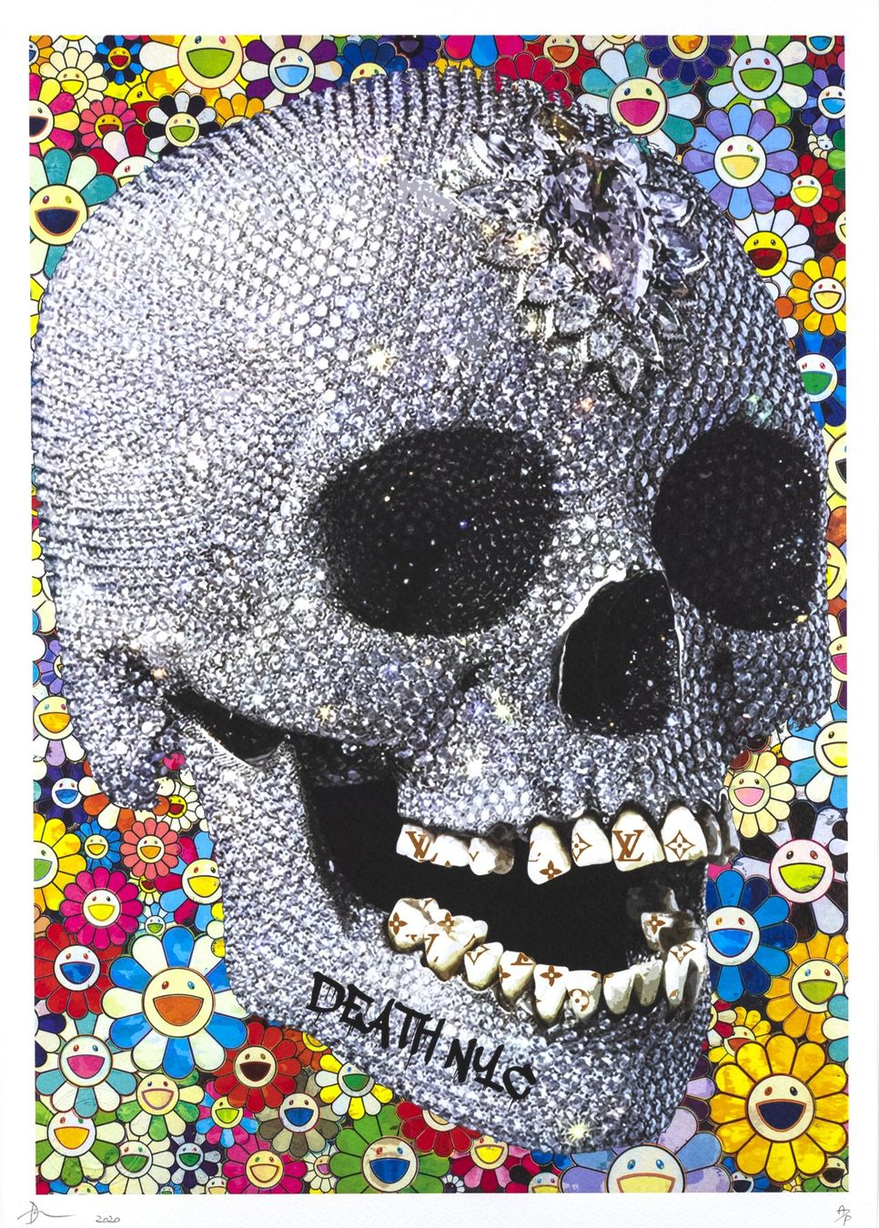 Posters & Illustrations: Death, SKULLS, limitierter Kunstdruck – Neuf (Voir description) à Masein par KunstvonFrauen